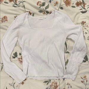 Cyrus Cream Long Sleeve Women's Top